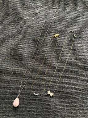 3 Sweet necklaces bundle.